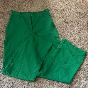 Vibrant Green Trousers